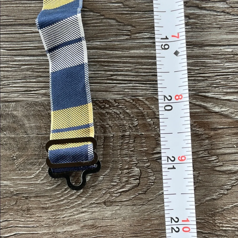 Lauren Ralph Lauren Big Boy Bow Tie Classic Yellow and Blue Plaid